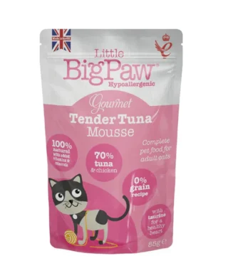 LITTLE BIG PAW GOURMET ATLANTIC TUNA MOUSSE x 85 GR