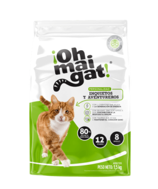 OH MY GAT INQUIETOS Y AVENTUREROS 8KG