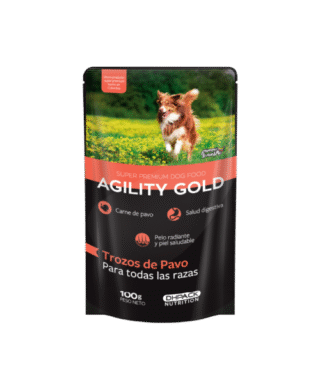 AGILITY GOLD TROZOS DE PAVO X 100 GR
