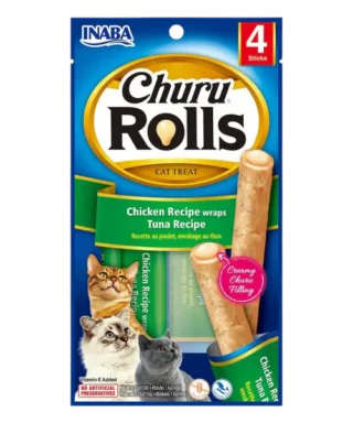 CHURU ROLLS CHICKEN RECIPE Y TUNA RECIPE  4 UND