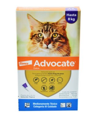 ADVOCATE GATO HASTA 8 KG 0.8 ML