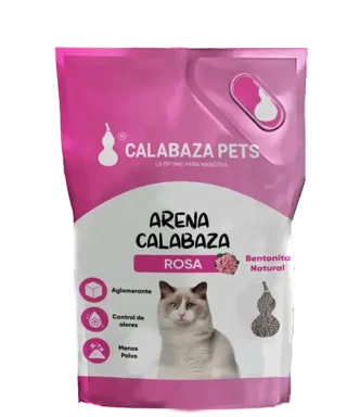 ARENA CALABAZA PETS ROSA