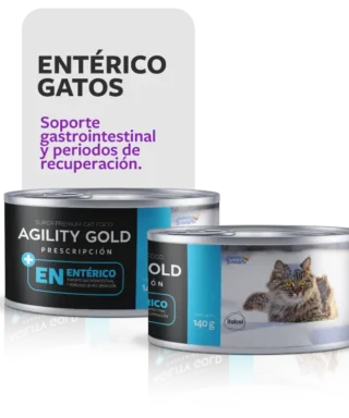AGILITY GOLD ENTERICO LATA GATO X 140GR