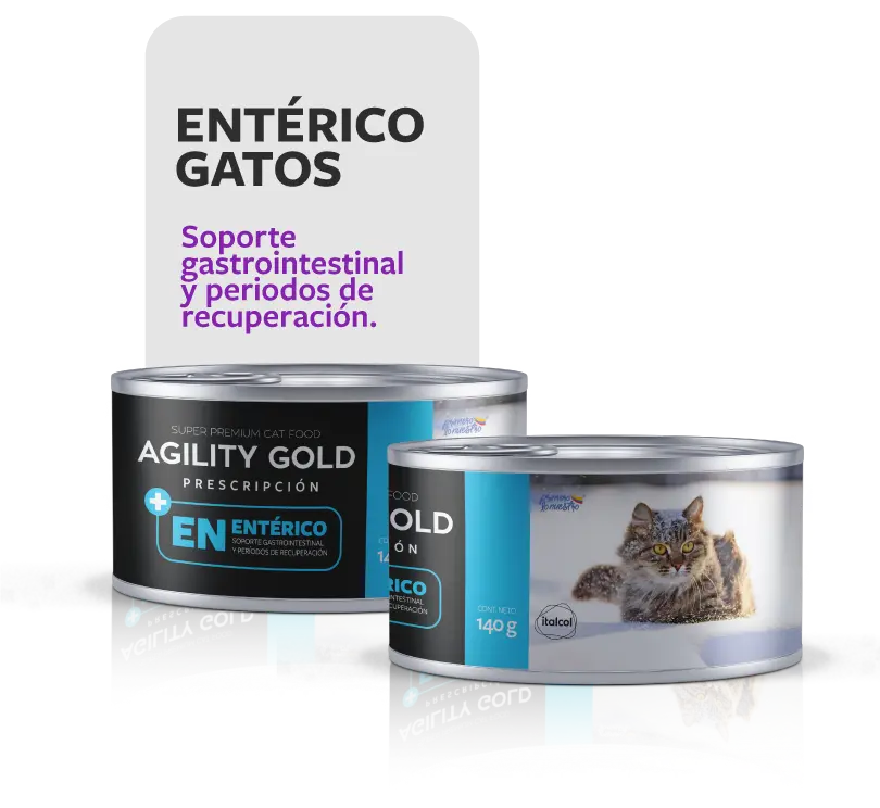 AGILITY GOLD ENTERICO LATA GATO X 140GR