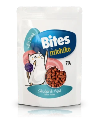 SNACK PARA GATO MICHIKO BITES 70 Gr