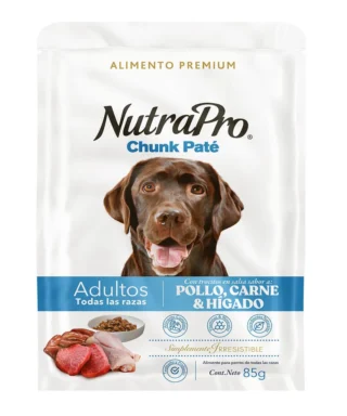 NUTRAPRO POUCH ADULTO POLLO E HIGADO X 85 G