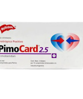 PIMOCARD 2,5 MG 20 TABLETAS